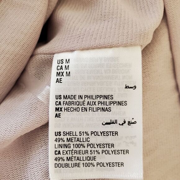 NEW! INC Tie-Neck Shine Halter Top size Medium - Picture 12 of 13